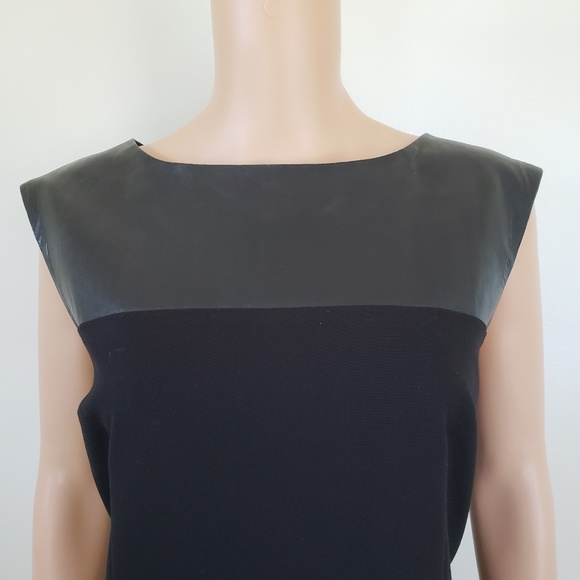 Laundry by Design Sheath Dress Faux Leather 14 - Picture 2 of 5